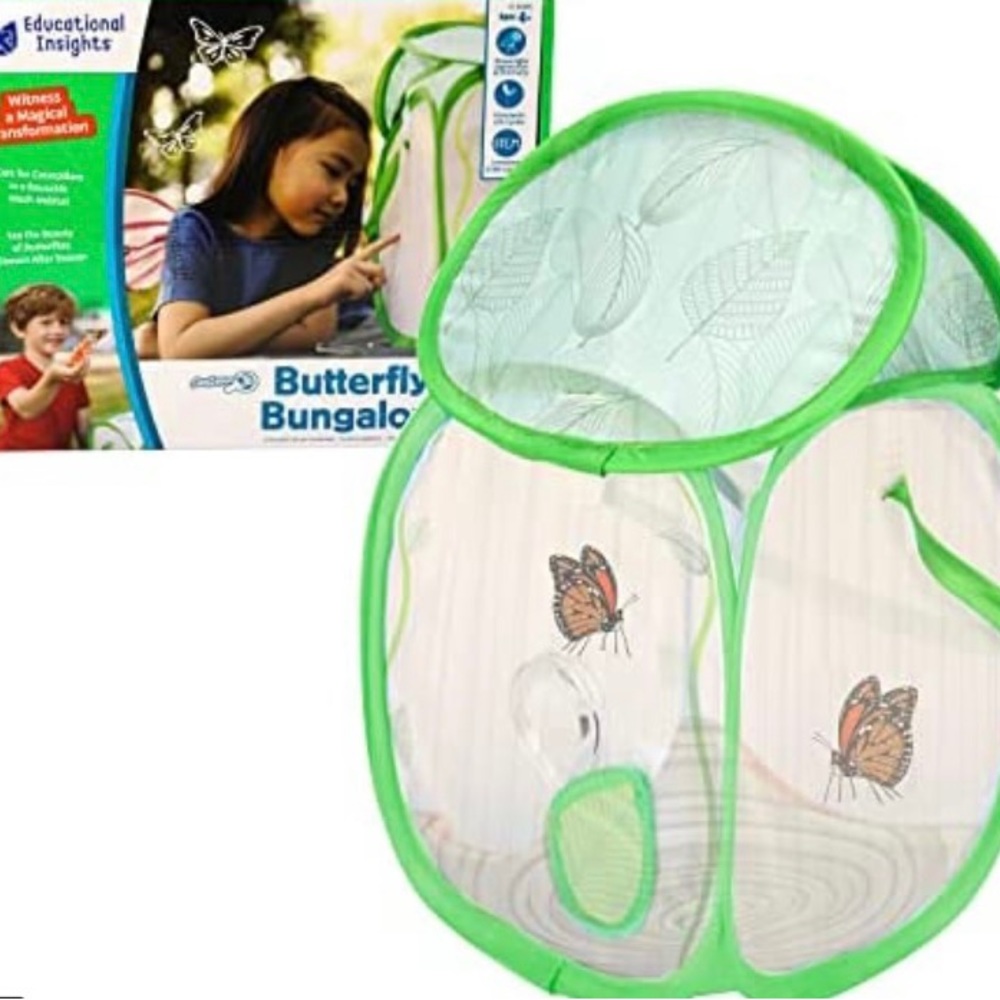 Educational Insights GeoSafari Jr. Butterfly Bungalow, Butterfly Garden Kit
